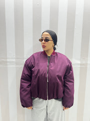 BOMBER LUMINA BORDEAUX